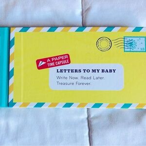 Letter time capsule to baby